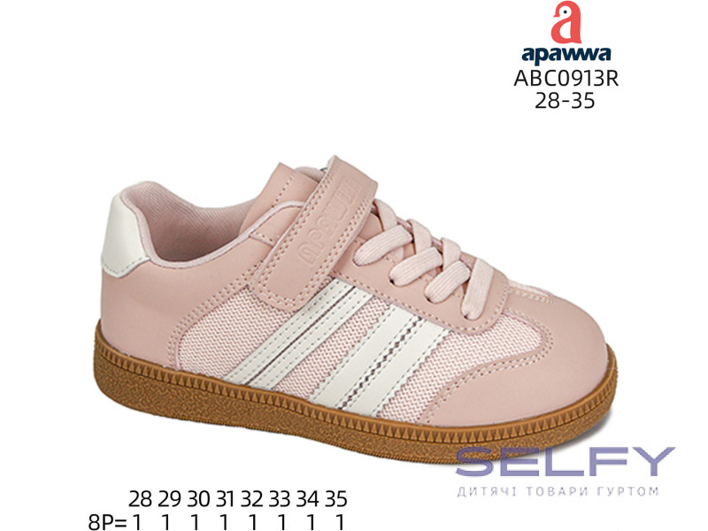 Кроссовки детские Apawwa ABC0913R pink 28-35, Фото 1