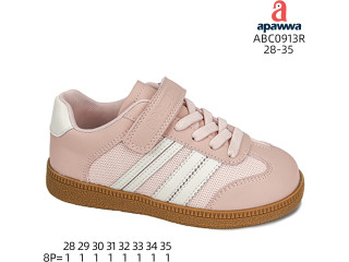 Кроссовки детские Apawwa ABC0913R pink 28-35