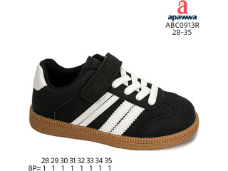 Кросівки дитячі Apawwa ABC0913R black 28-35