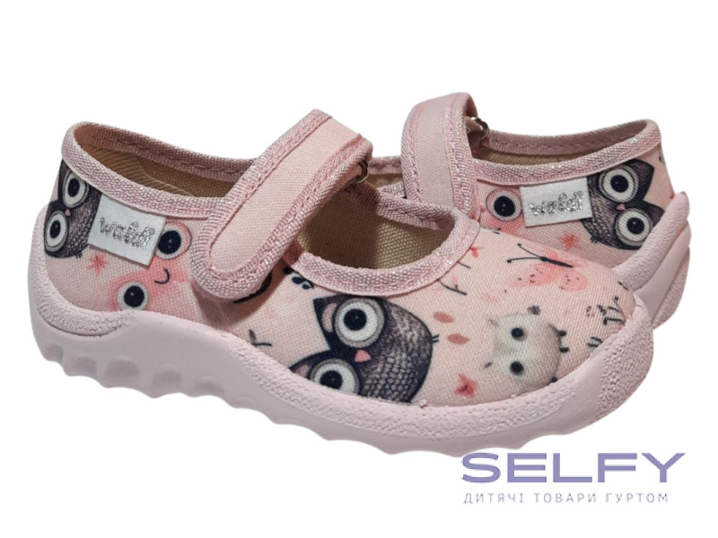 Катя 21-27 рожева, рожева підошва, сови, Фото 1