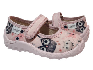 Катя 21-27 рожева, рожева підошва, сови