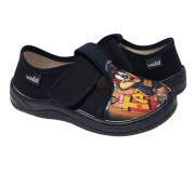 Гріша 24-30 чорний, чорна підошва, Тез по-розмірно