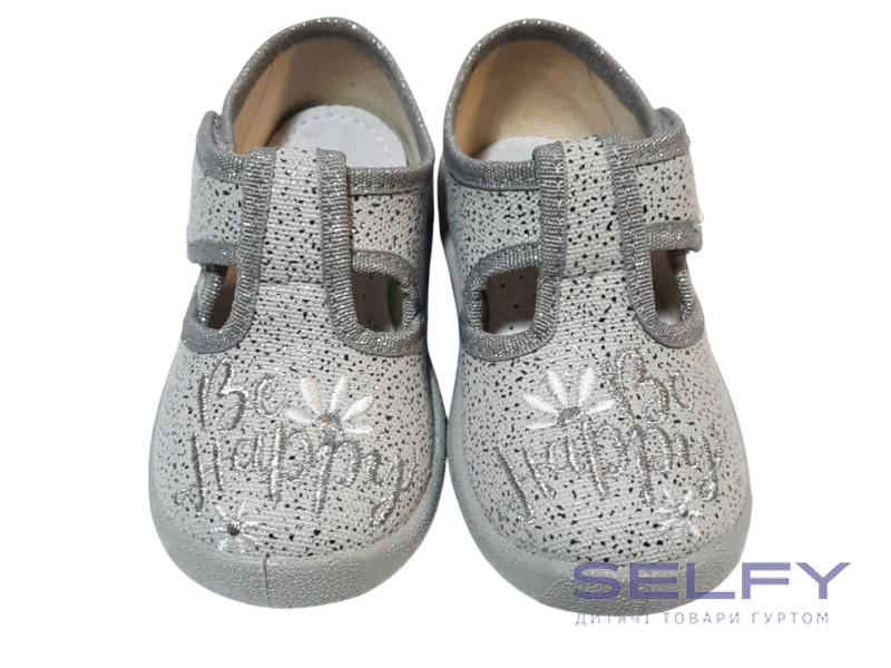 Даша 21-27 сіра, сіра підошва, квітка, Фото 1