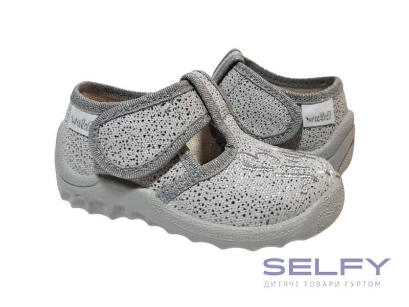 Даша 21-27 сіра, сіра підошва, квітка, Фото 1