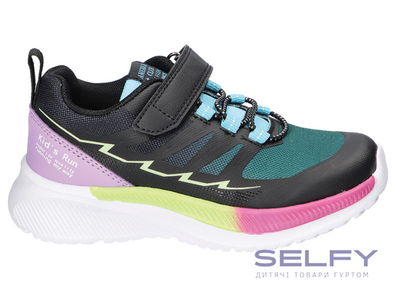 Кросівки American Club ES 186 чорно-фіолетовий 27,28-31 розміри, Фото 1