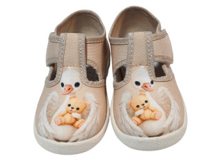 Даша 21-27 бежева, бежева підошва, обійми лебедя