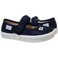 Ketty 26-32 синя, брошка квітка по-розмірно