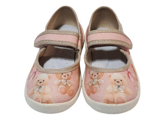 Катя 21-27 беж, бежева підошва, тедді