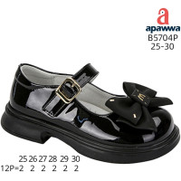 Туфлі дитячі Apawwa B5704P black 25-30 по-розмірно