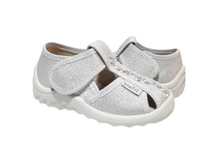 Маша 21-27 білий, біла підошва, квіточки