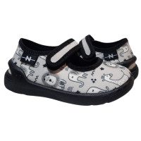 Denny 23-25 сірий, чорна підошва, zoo по-розмірно