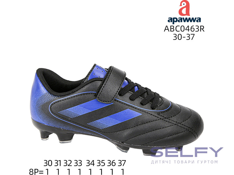 Футбольні бутси Apawwa ABC0463R black-navy 30-37, Фото 1