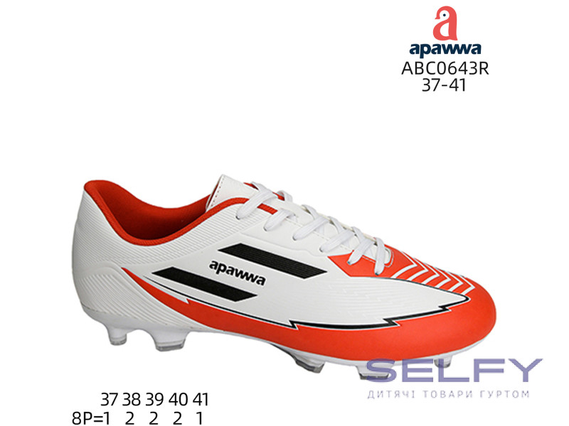 Футбольні бутси Apawwa ABC0643R white 37-41, Фото 1