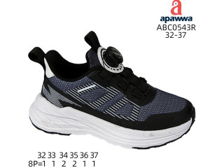 Кросівки дитячі Apawwa ABC0543R black 32-37