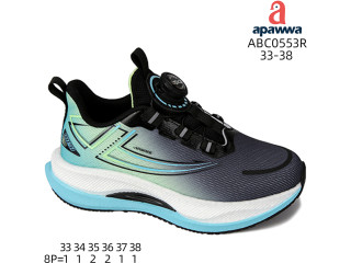 Кросівки дитячі Apawwa ABC0553R black-green 33-38