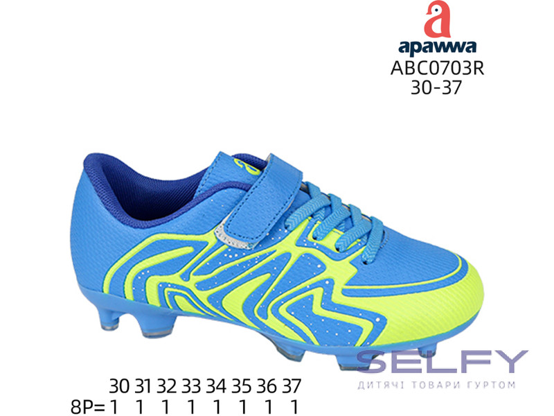 Футбольні бутси Apawwa ABC0703R navy 30-37, Фото 1