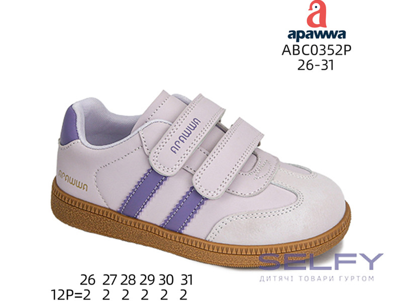Кросівки дитячі Apawwa ABC0352P purple 26-31, Фото 1