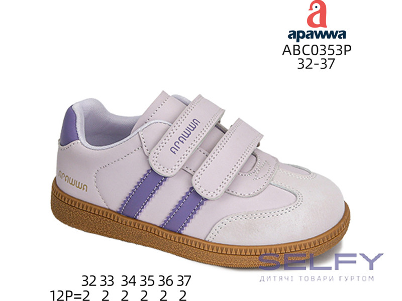 Кросівки дитячі Apawwa ABC0353P purple 32-37, Фото 1