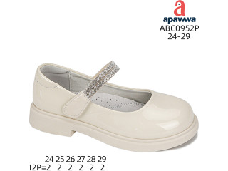 Туфлі дитячі Apawwa ABC0952P beige 24-29