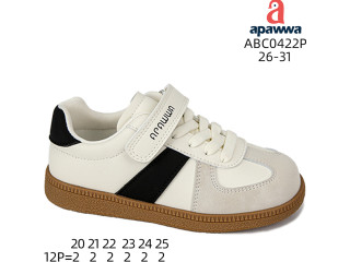 Кросівки дитячі Apawwa ABC0422P beige-black 26-31