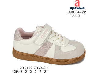 Кросівки дитячі Apawwa ABC0422P beige-pink 26-31