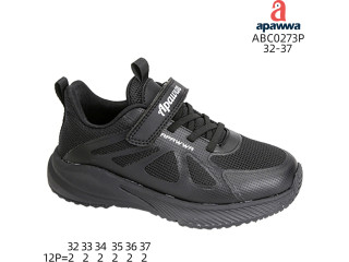 Кроссовки детские Apawwa ABC0273P black 32-37