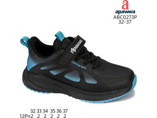 Кроссовки детские Apawwa ABC0273P black-navy 32-37