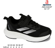 Кросівки дитячі Apawwa ABC0483P black-white 32-37