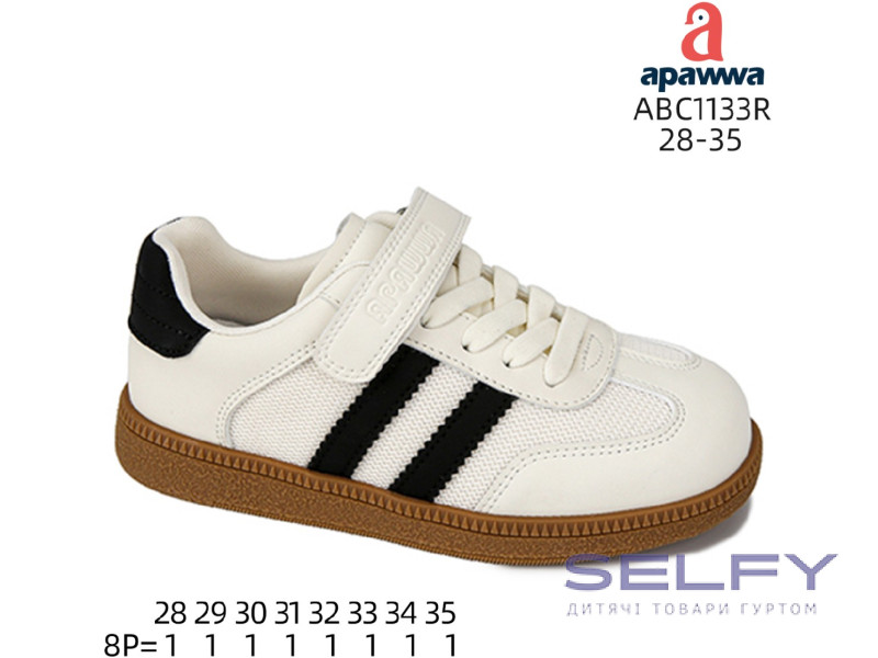 Кросівки дитячі Apawwa ABC1133R beige 28-35, Фото 1