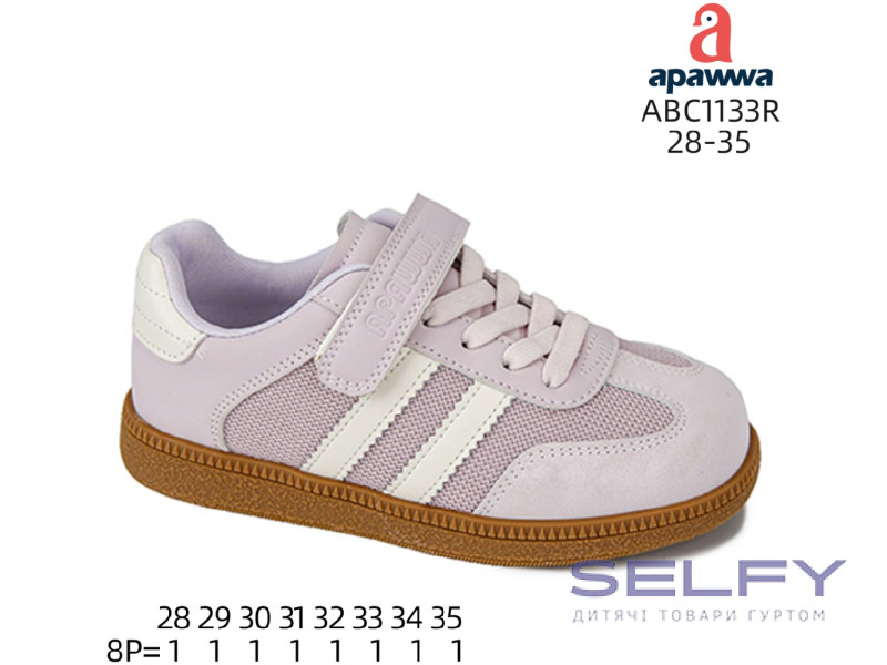 Кросівки дитячі Apawwa ABC1133P purple 28-35, Фото 1