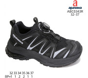 Кроссовки детские Apawwa ABC0343R black 32-37