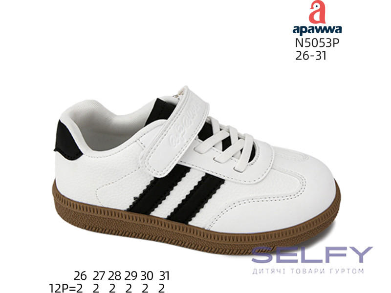Кросівки дитячі Apawwa N5053P white 26-31, Фото 1