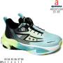 Кроссовки детские Apawwa ABC0723R black-green 33-38