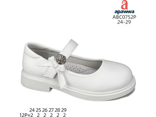 Туфлі дитячі Apawwa ABC0752P white 24-29