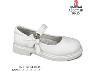 Туфлі дитячі Apawwa ABC0753P white 30-35