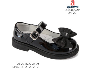 Туфлі дитячі Apawwa ABC0992P black 24-29