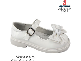Туфли детские Apawwa ABC0993P white 30-35