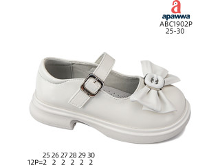 Туфли детские Apawwa ABC1902P white 25-30