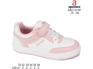 Кроссовки детские Apawwa ABC1313P pink-white 31-36