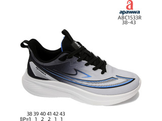 Кроссовки детские Apawwa ABC1533R black-navy 38-43