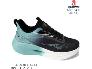 Кроссовки детские Apawwa ABC1543R black-green 38-43