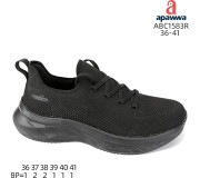 Кроссовки детские Apawwa ABC1583R black 36-41