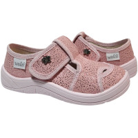 Міла 24-30 рожева, рожева підошва, брошка зірка