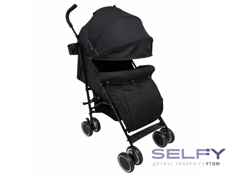 Коляска для дитини прогулянкова VELANO Jett, black, Фото 1