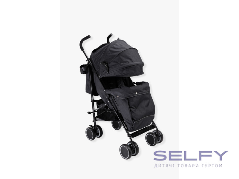 Коляска для дитини прогулянкова VELANO Jett, black, Фото 1