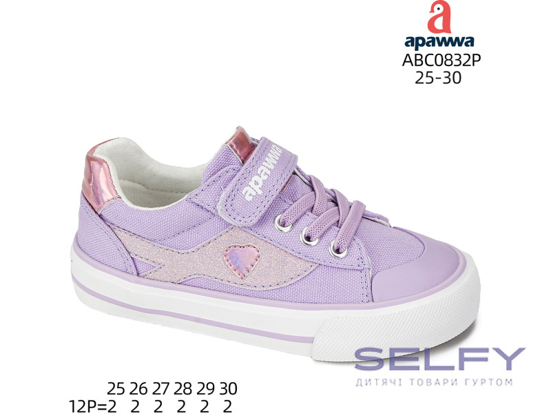 Кроссовки детские Apawwa ABC0832P purple 25-30, Фото 1