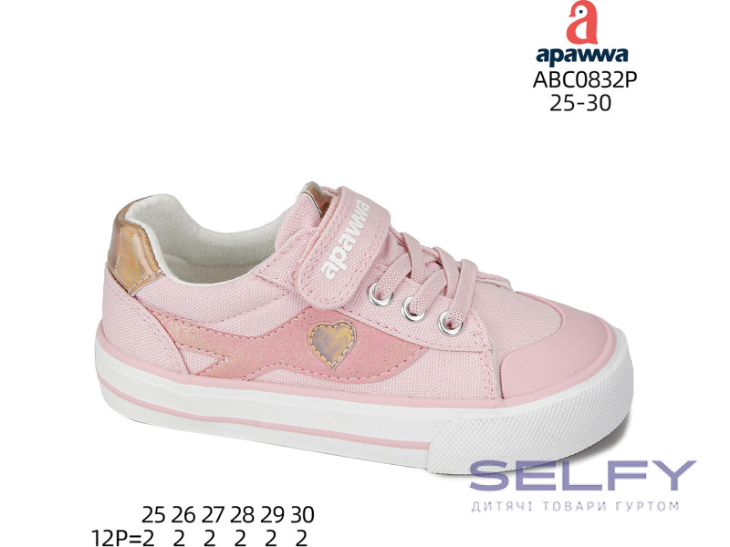 Кроссовки детские Apawwa ABC0832P pink 25-30, Фото 1