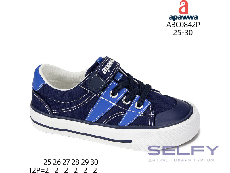 Кеди дитячі Apawwa ABC0842P navy 25-30, Фото 1
