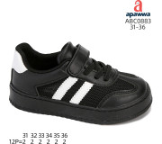 Кросівки дитячі Apawwa ABC0883P black 31-36