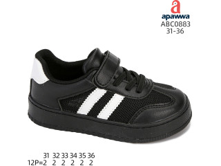 Кросівки дитячі Apawwa ABC0883P black 31-36